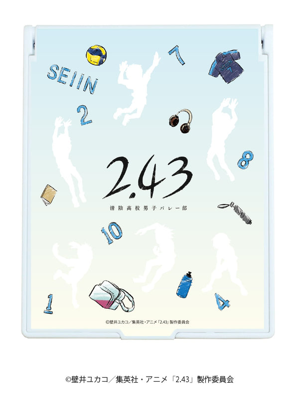 『2.43 清陰高校男子バレー部』デカキャラミラー 01 / シルエットデザイン (グラフアート)